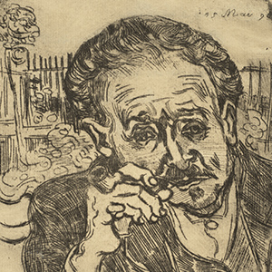Man Smoking a Pipe: Portrait of Dr. Gachet